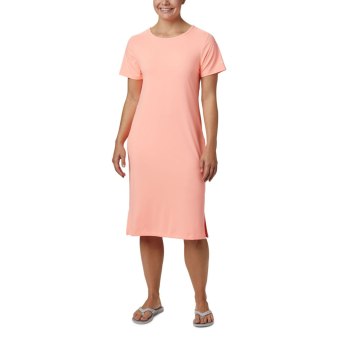 Columbia PFG Freezer Mid, Vestidos Rosas Para Mujer | 174802-XNE